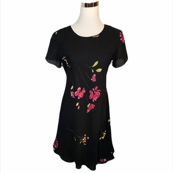 Vintage Floral Dress EE8 - Picture 1 of 5